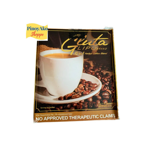 Gluta Lipo 12-in-1 Coffee Blend 10sachets