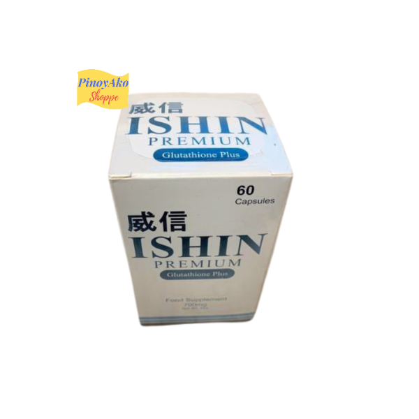 ISHIN Premium Glutathione Plus Food Supplement 60 Capsules