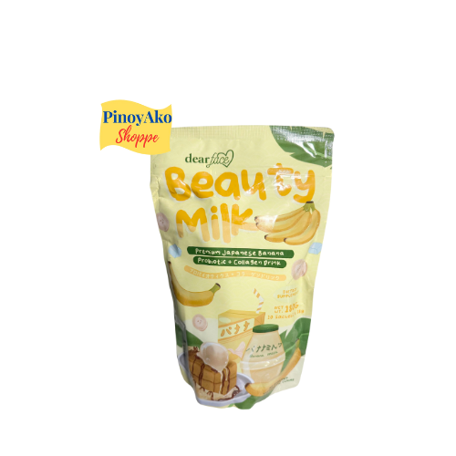 Dear Face Beauty Milk Premium Japanese Sweet Banana Collagen Drink 10sachets x 18g
