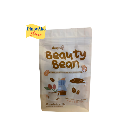 Dear Face Beauty Bean Premium Korean Mocha Coffee Drink 10sachets x 18g