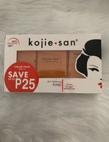 Kojie San Skin Lightening Soap Kojic Acid Pack Of 3bars x 65g
