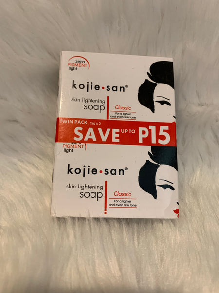 Kojie San Skin Lightening Soap Kojic Acid Pack Of 2bars x 65g