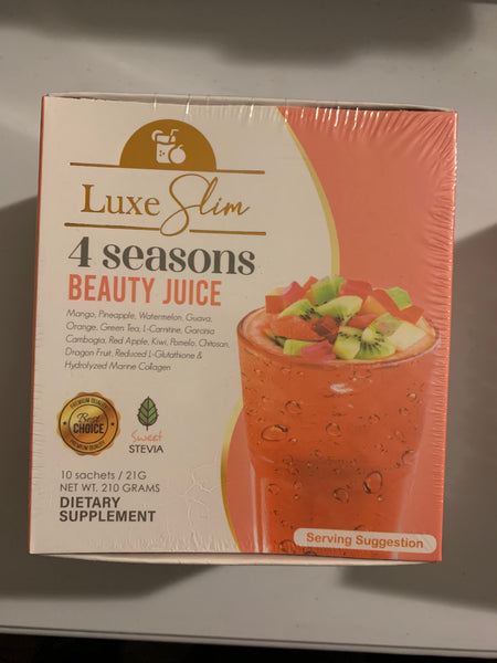 Luxe Slim 4 Seasons Beauty Juice. 10 sachets.