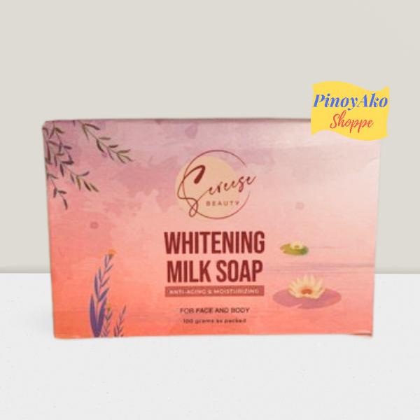 Sereese Beauty Whitening Milk Soap Anti-aging and Moisturizing 100g - 2pcs